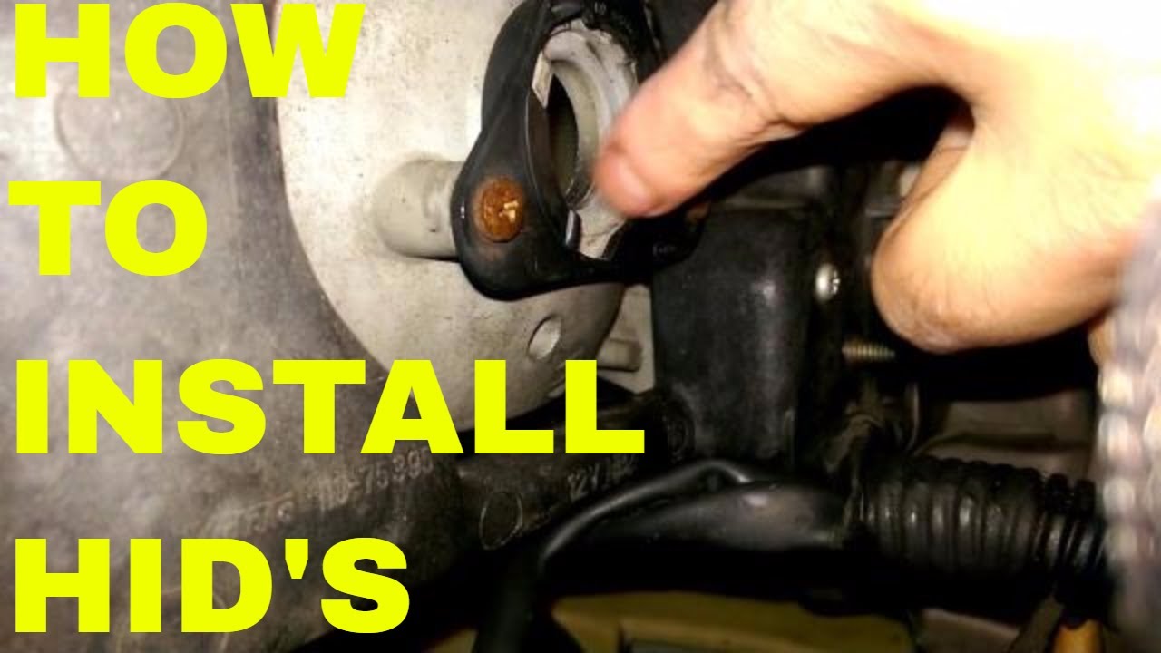 HOW TO INSTALL HID LIGHTS
