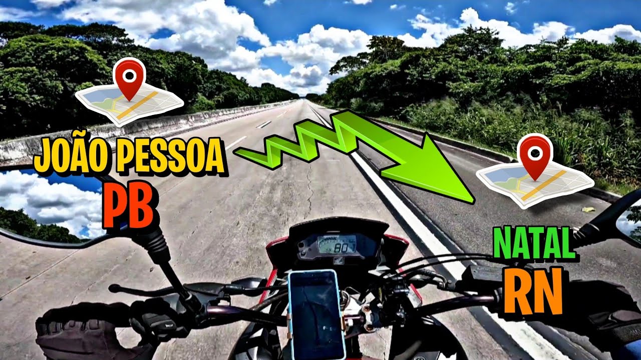 VIAGEM DE HONDA XRE 190 DE JOÃO PESSOA PARA NATAL - RN