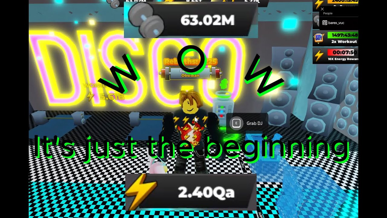 63M strength area disco - Strongman Simulator