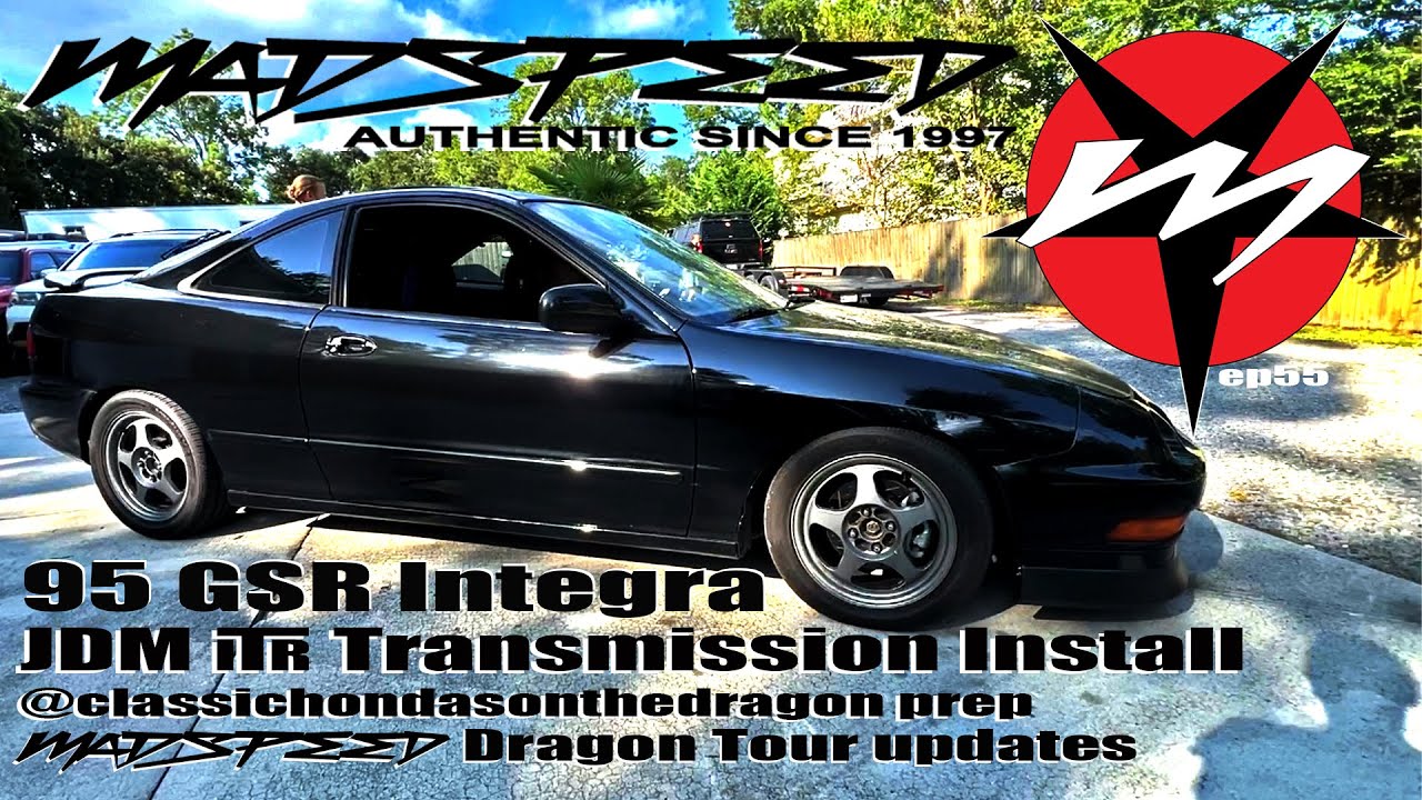 Madspeed 1995 Acura Integra GSR gets a JDM ITR Transmission more CHOD prep Ep55