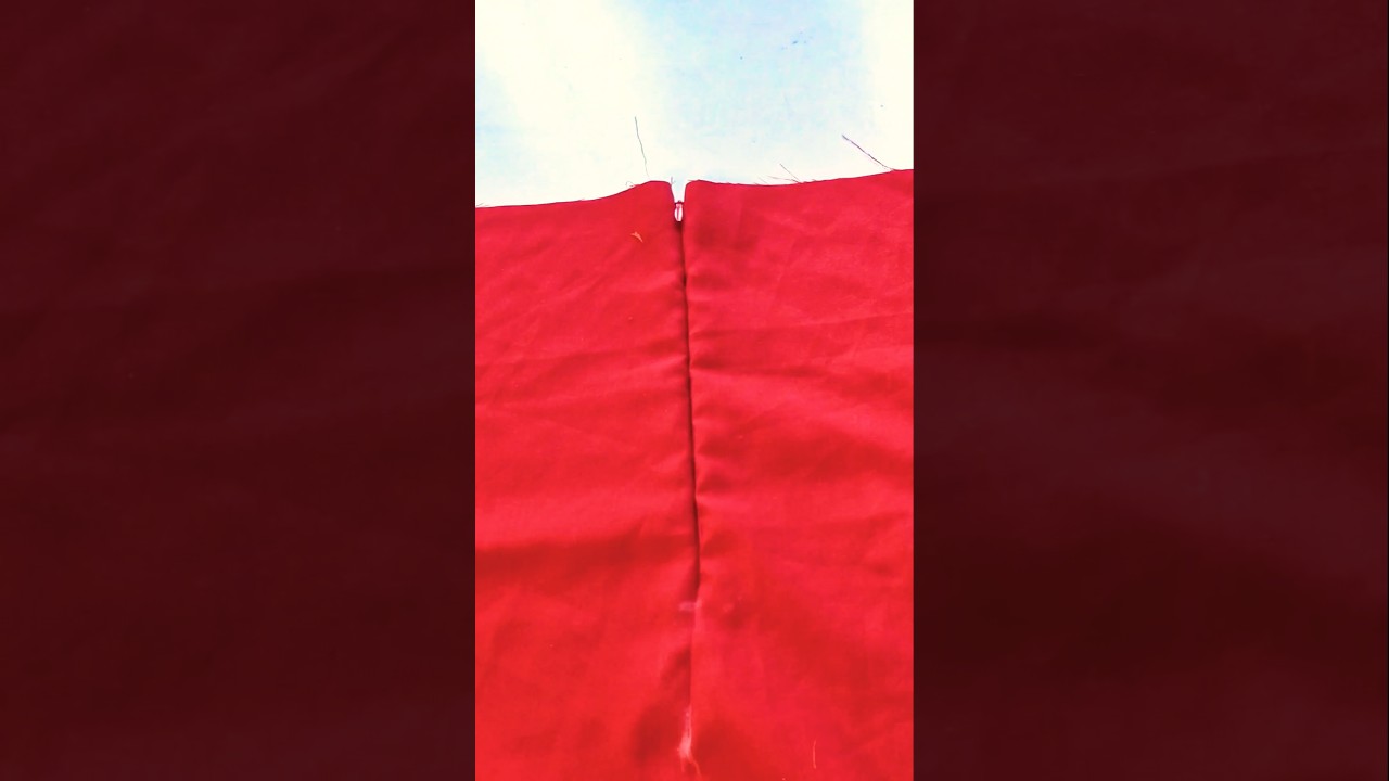 How to sew invisible zip | How to attach invisible zipper #invisible #zip