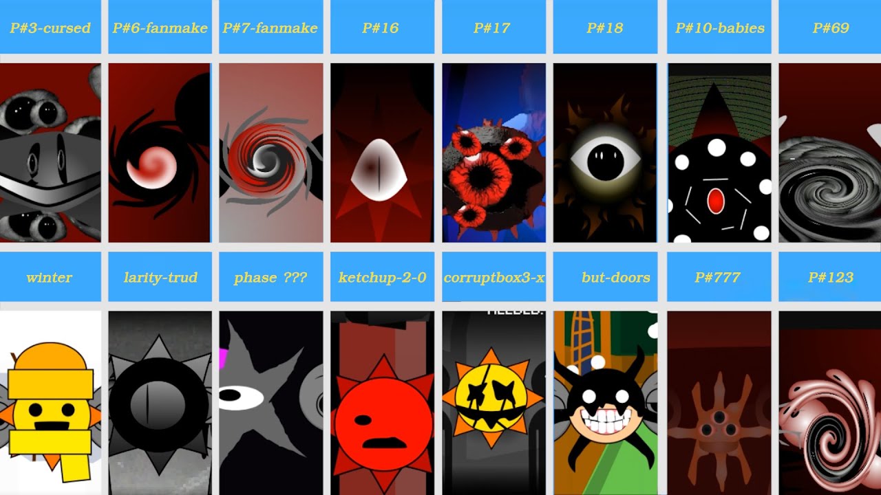 Sprunki  - Incredibox | Mix all Mr. Sun in SPRUNKI Mods | Appear together