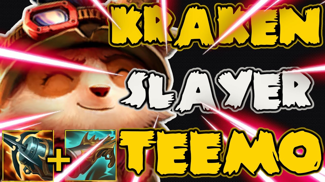 TEEMO vs ORNN - FULL AD KRAKEN SLAYER TRUE DAMAGE TEEMO BUILD PRESEASON S11 League of Legends  #265