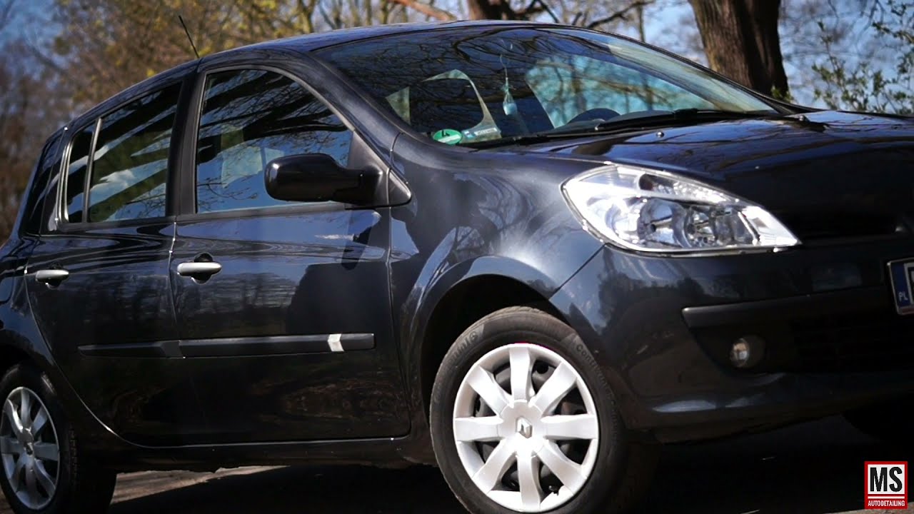 Clio 3 korekta lakieru , ceramika CarPro CQuartz UK 3.0