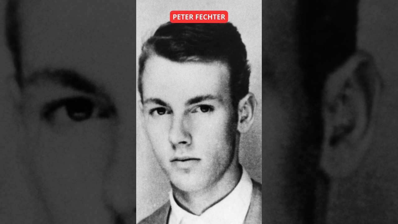 PETER FECHTER, el joven de 18 a&ntilde;os que muri&oacute; al intentar cruzar el muro de Berl&iacute;n