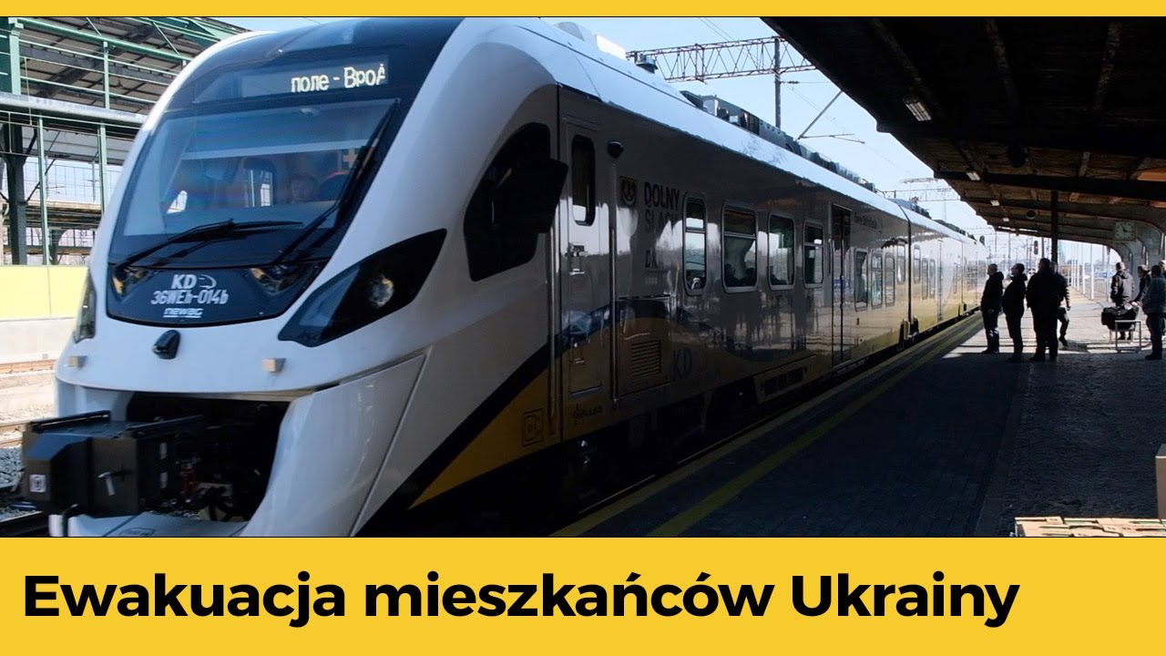 Koleje Dolnośląskie - Ewakuacja mieszkańców Ukrainy