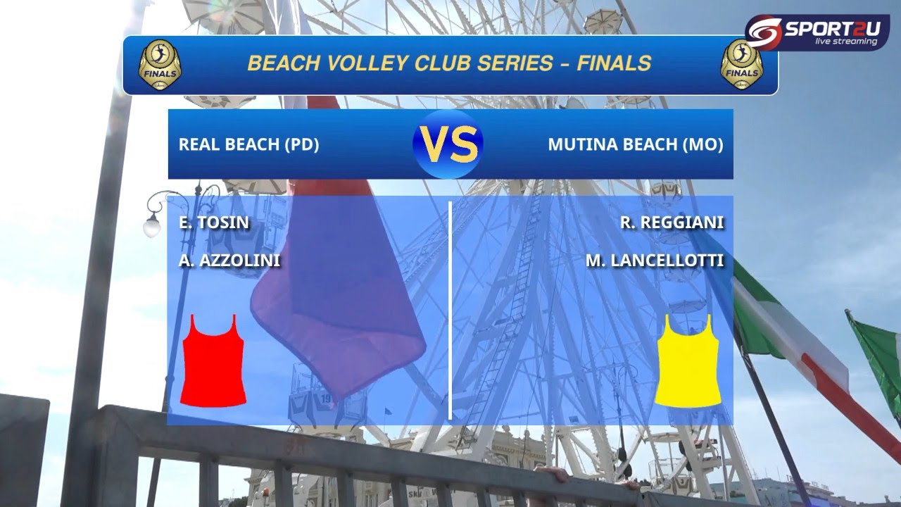 AIBVC Finals: E.Tosin/A.Azzolini - Real Beach (PD) vs R.Reggiani/M.Lancellotti - Mutina Beach (MO)