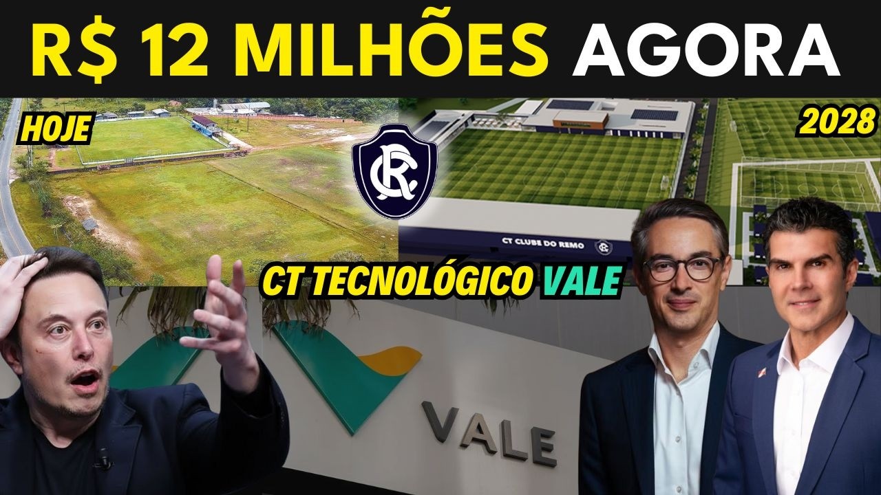 🚨VALE VAI BOMBAR O REMO! R$ 12 MILHÕES NA MÃO AGORA PRO CT DO LEÃO! NUNCA FOI TÃO PERTO DO SONHO!
