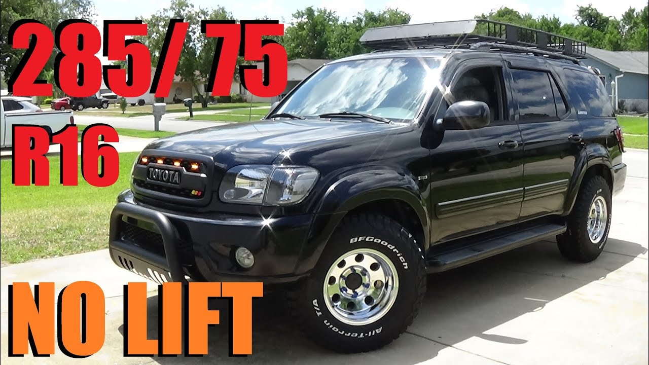 SEQUOIA 285 / 75 / R16's NO LIFT WHEELS AND TIRES (BFG KO2's)