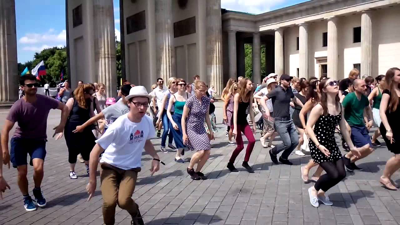 Frankie 100 Shim Sham Brandenburger Tor 25 Mai 2014 Flash Mob