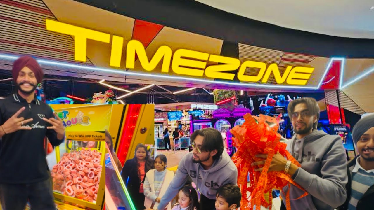Timezone / Ludhiana / pavilion mall / arcade games / fun time / gaming zone