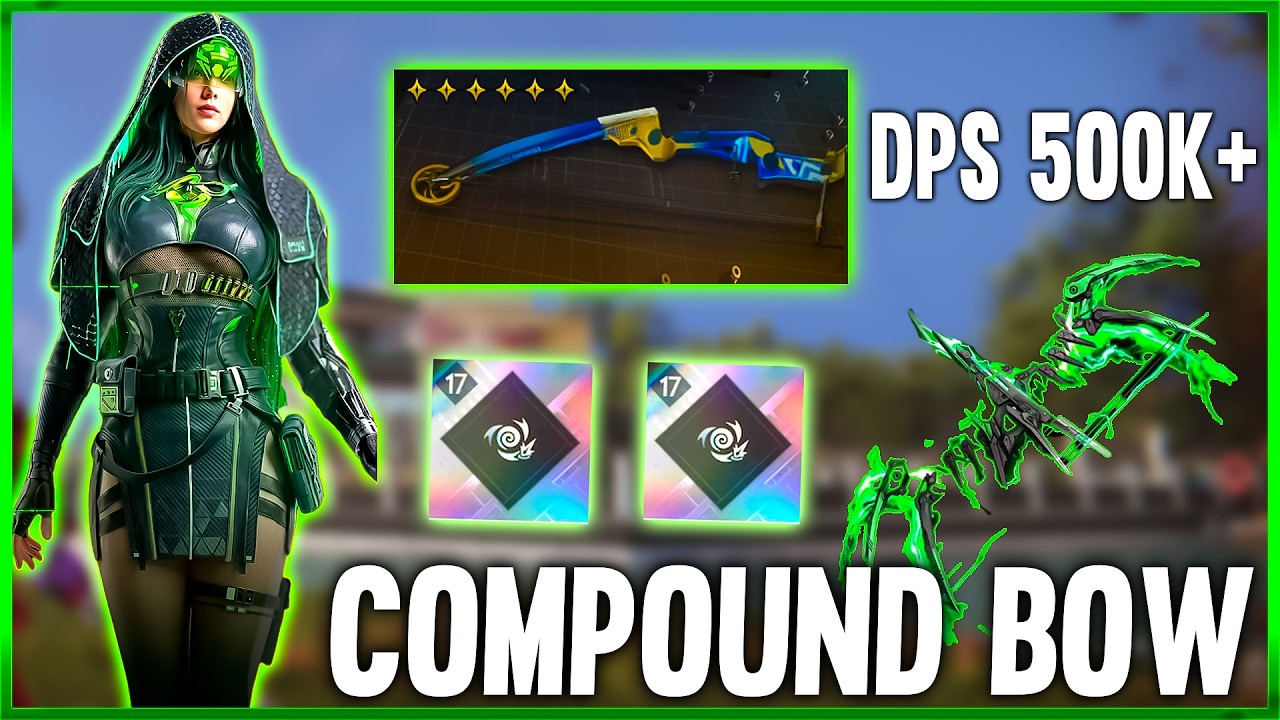 1 SHOT= 500K COMPOUND  BOW🏹 BEST BOUNCE BUILD NEW META 500K DPS - ONCE HUMAN