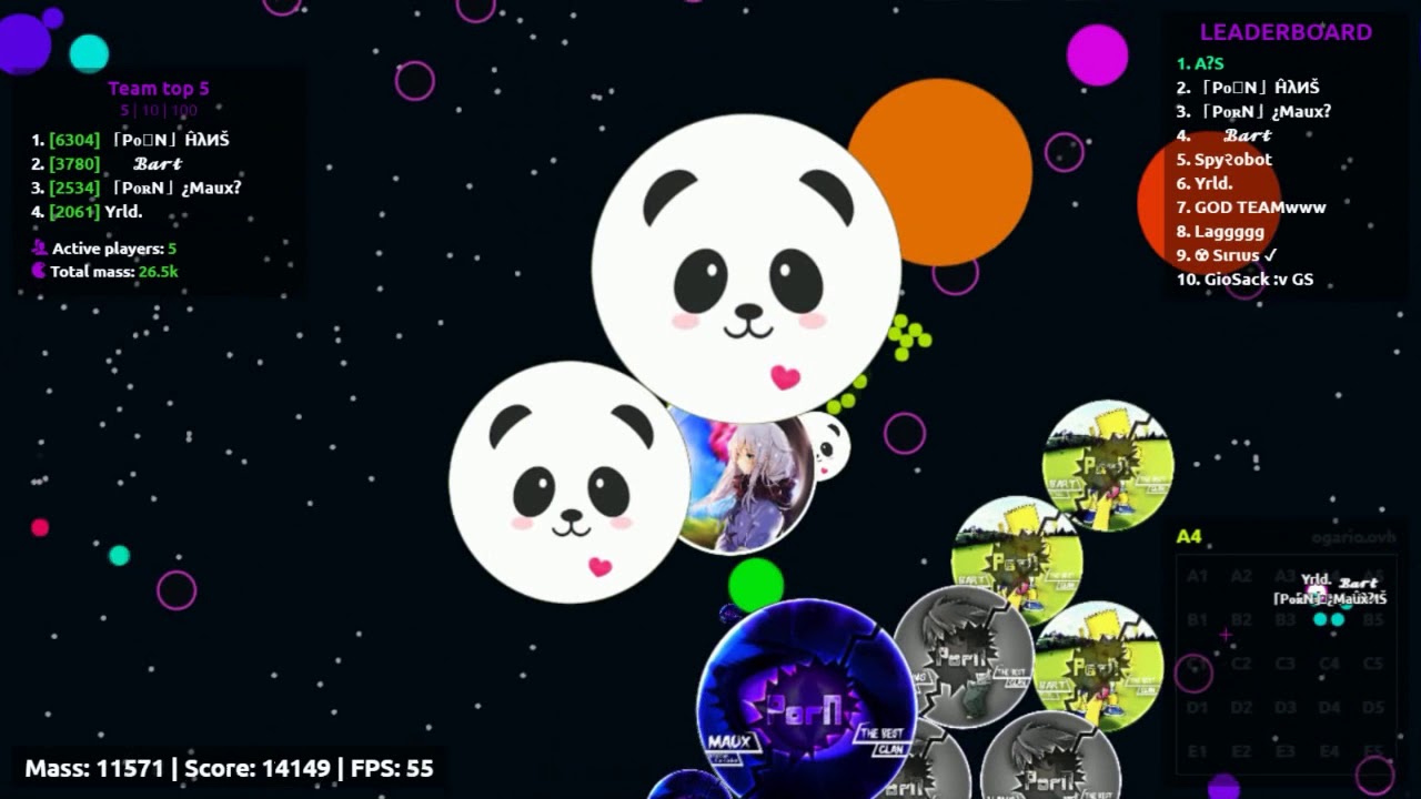 Agar.io-COPILATION WIN/#1 Azus*
