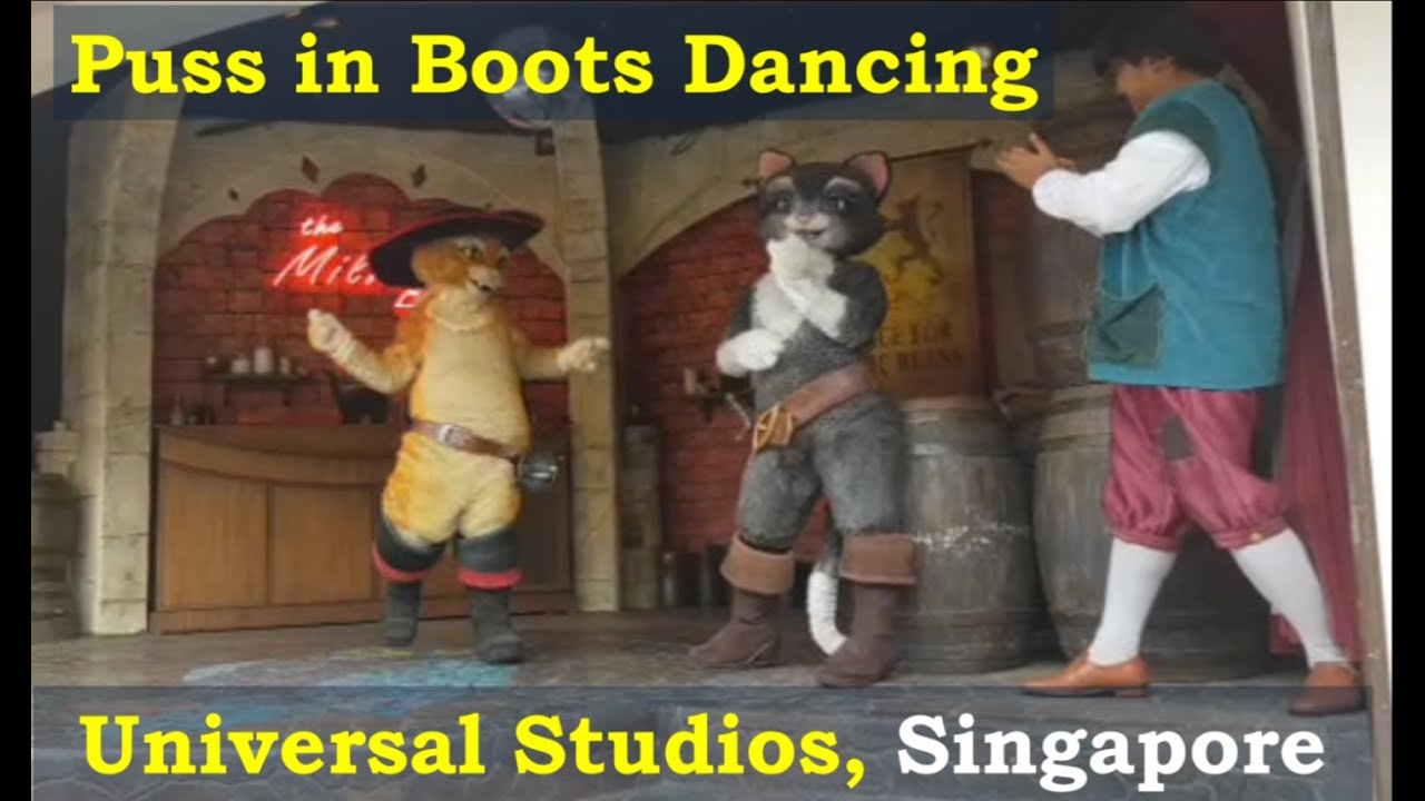 Puss In Boots Dancing Show, Universal Studios Singapore