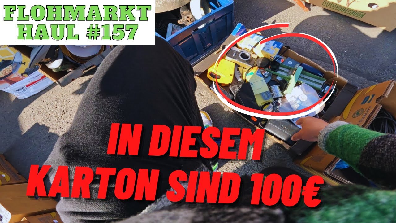 Hier liegen 100€ und alle anderen übersehen es 💰 FLOHMARKT Funde - #flohmarkt #trödelmarkt #resell