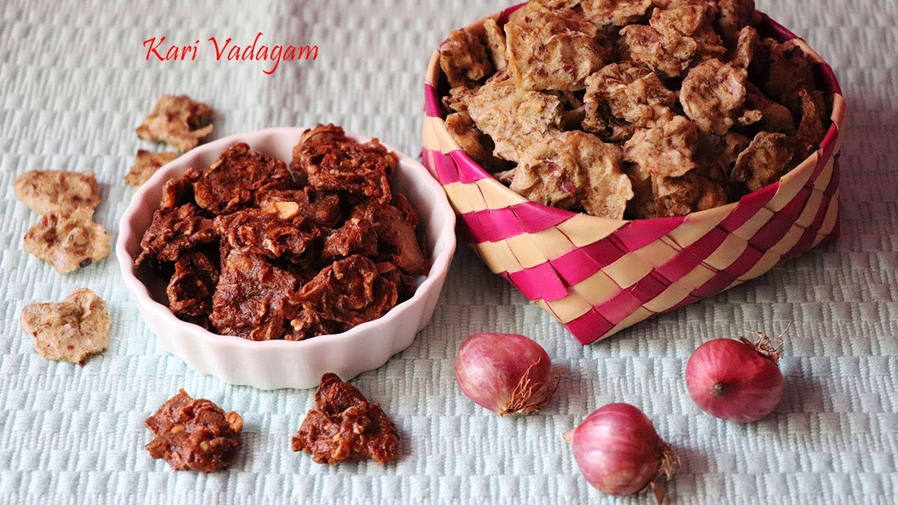 Vengaya Vadagam | Chettinad Kari Vadagam / onion vadagam / வெங்காய வடகம்