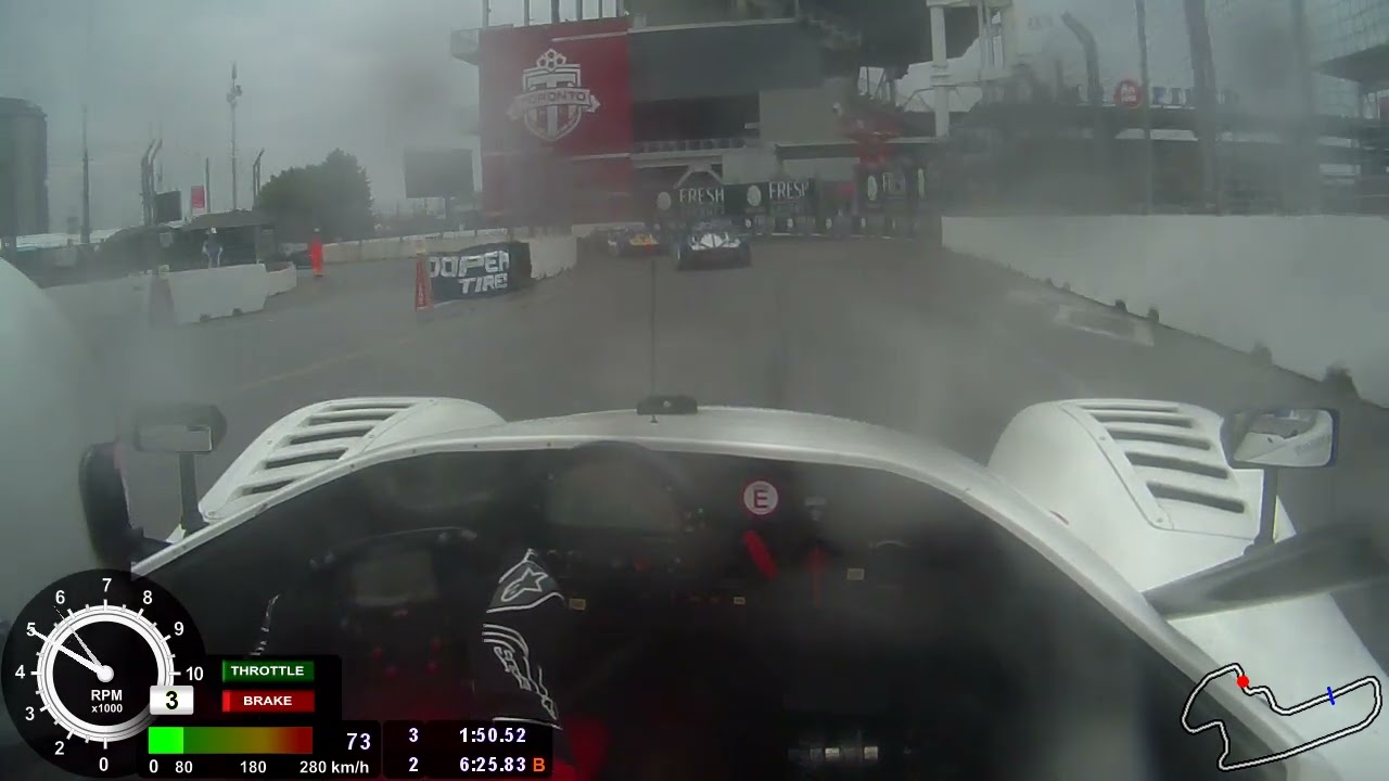 Nick Roussakov Onboard at Toronto Honda Indy 2023 Radical Canada Race 1