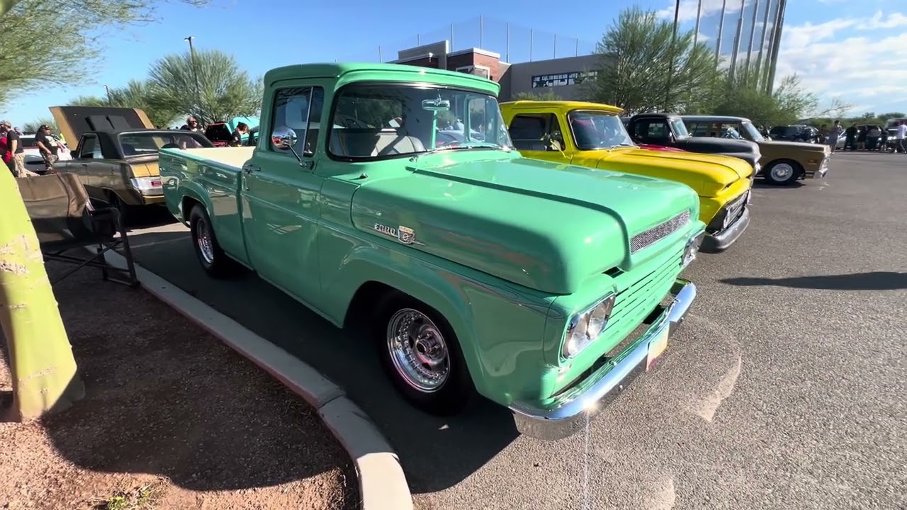 1959 Ford Pickup Truck At Crown Concepts Cars and Coffee