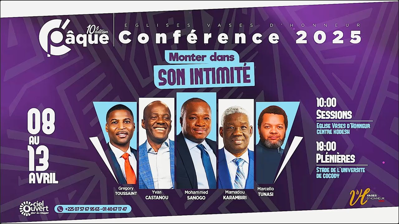 MONTER DANS SON INTIMITÉ I Pst. Mohammed SANOGO l C'PÂQUE 2025