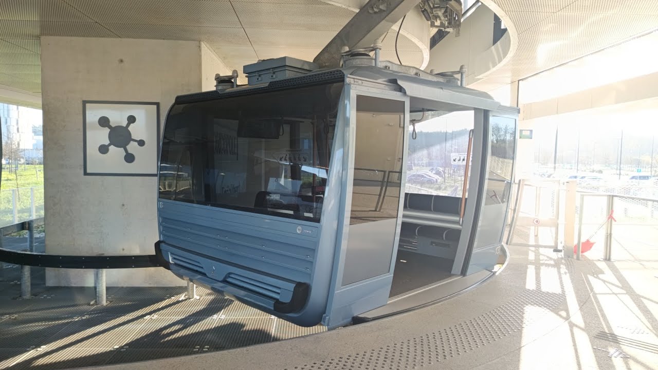 TISSÉO TRAJET 📹 SUR LA LIGNE TÉLÉO 🚡 TOULOUSE COMPLÈTE ➕ VUS SUR LES PYRÉNÉES ⛰️🏔️☀️⛅
