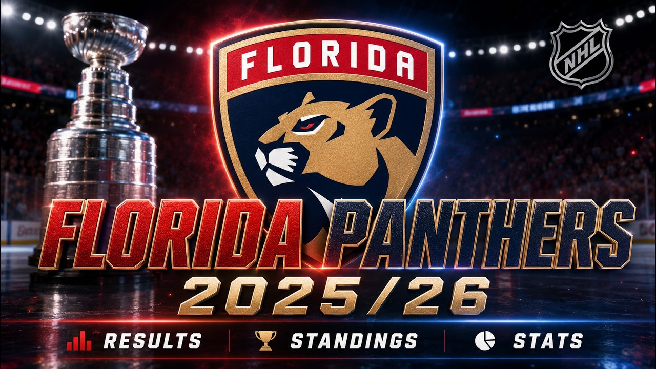 Florida Panthers 2025/26 Season | Every Game, Results, Standings & Stats | NHL
