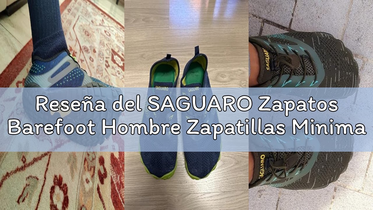 Reseña del SAGUARO Zapatos Barefoot Hombre Zapatillas Minimalistas Mujer Calzado Trail Running