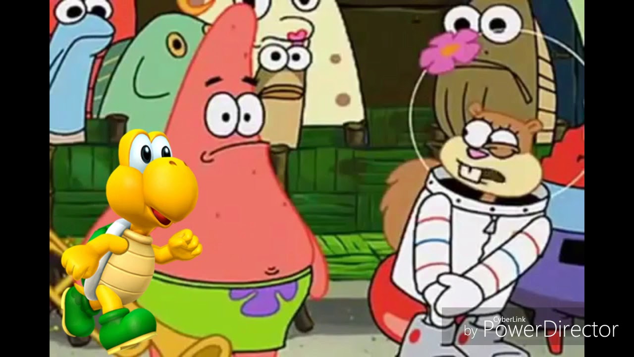 Mario Enemies portrayed by Spongebob
