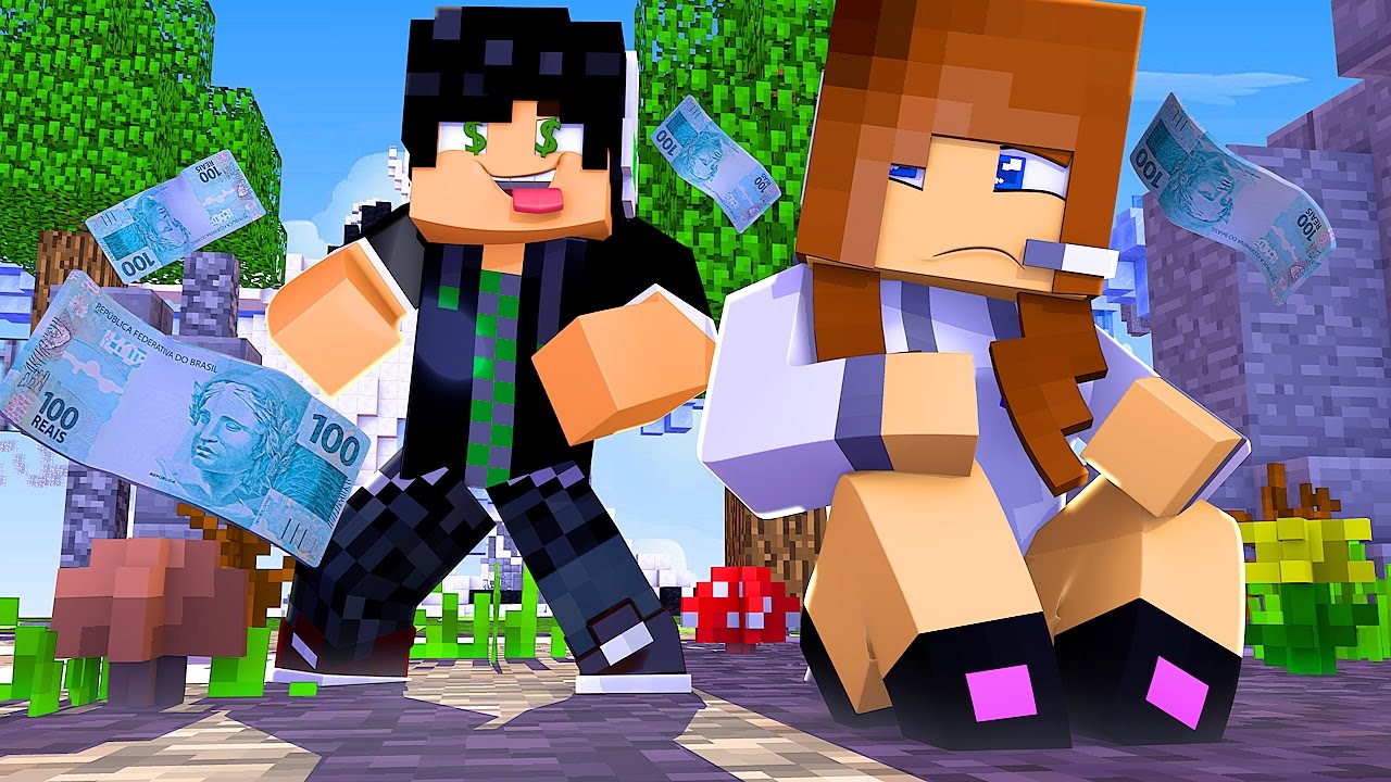 Minecraft: TÚNEL DA SORTE - APOSTEI 100 REAIS  E PERDI?!