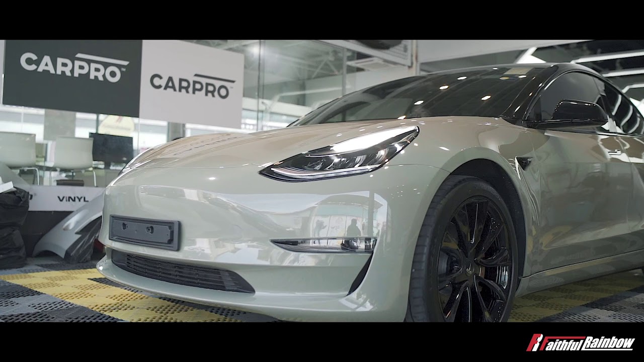 Wrap Project - Tesla Model 3 wrap inozetek glossy film