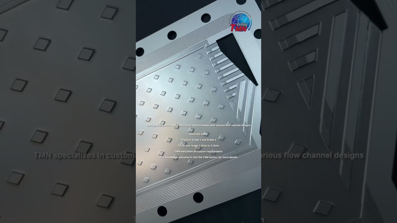 Fuel Cell Bipolar Plates by TMNetch | Precision Titanium & Stainless Steel Etching