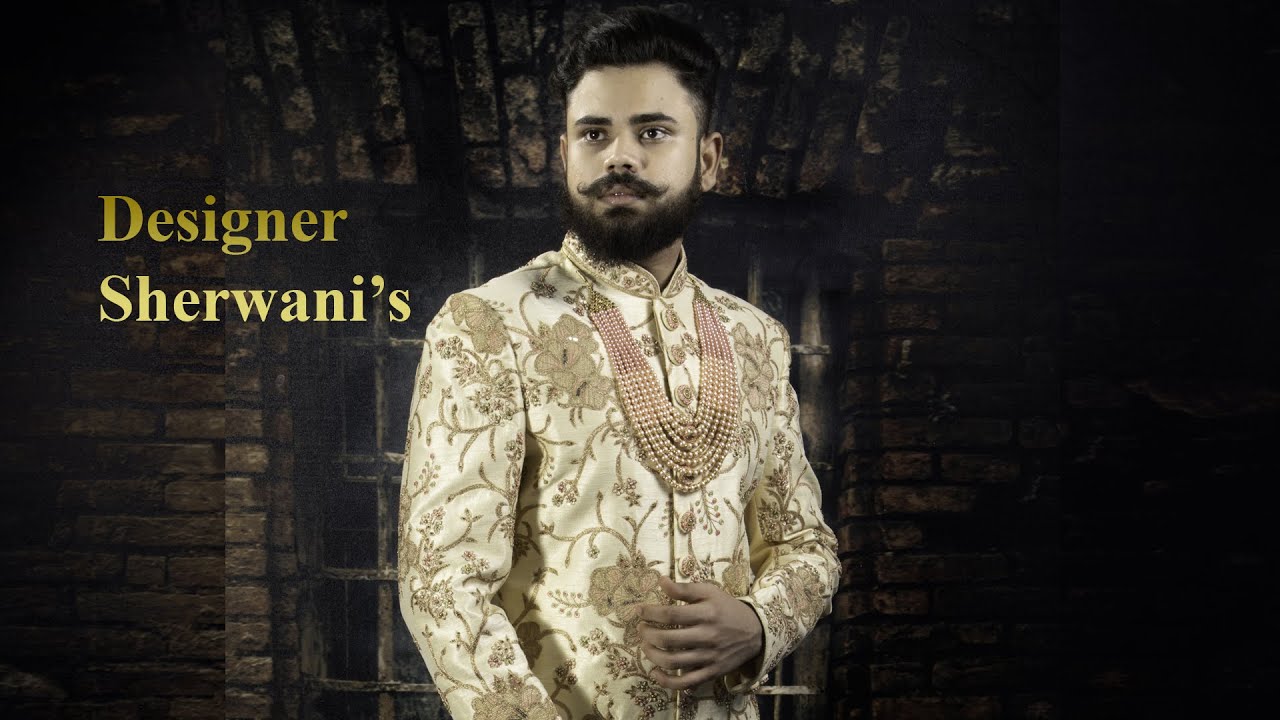 Designer Sherwani's Collection In Pink Color