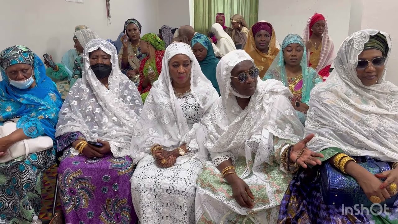 Marriage ceremony between Hassan Musah and Maryam Yahya Pt1 in The Bronx