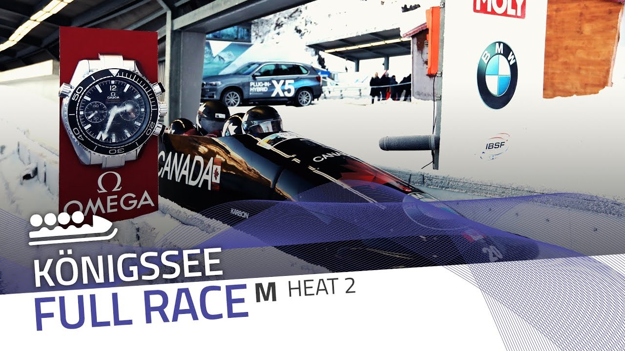 Königssee | BMW IBSF World Cup 2017/2018 - 4-Man Bobsleigh Heat 2 | IBSF Official