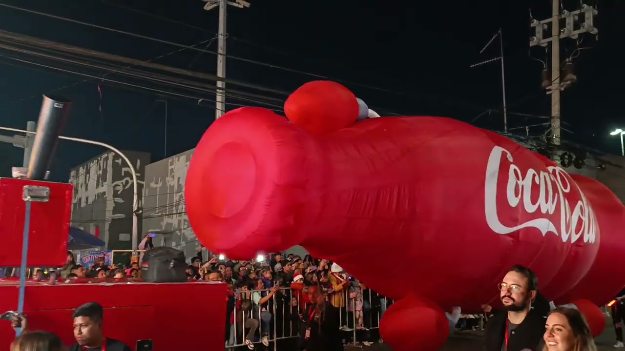 Caravana Coca-Cola Coacalco 2025 entrada boluvard Coacalco 