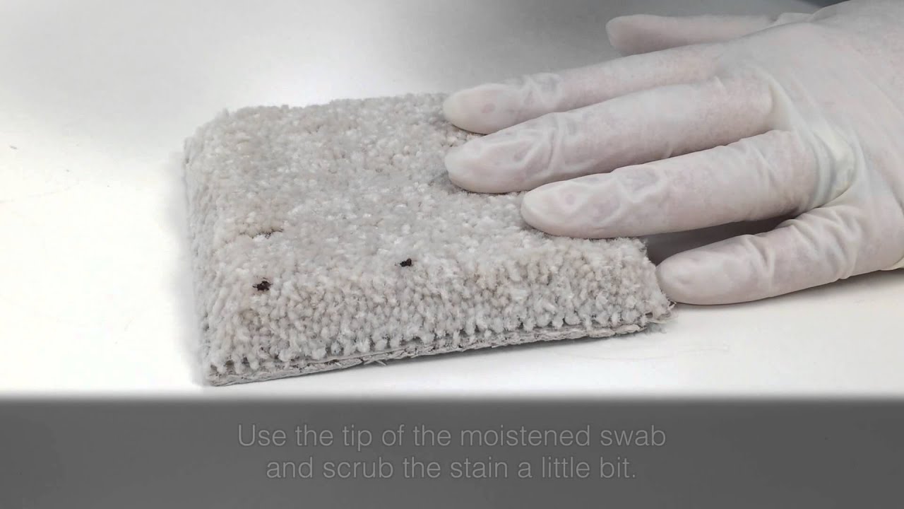 Processing carpet samples on the RapidHIT using a swab
