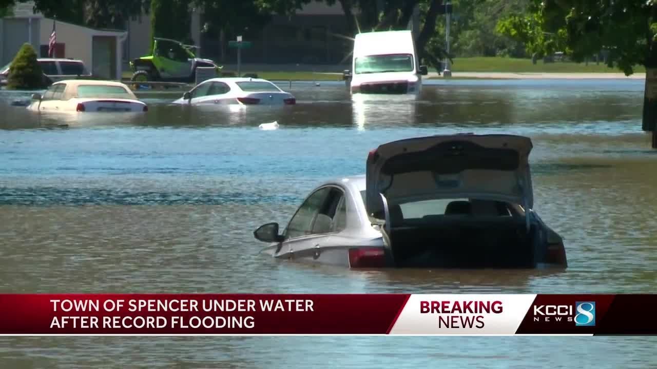 Town of Spencer under water after record flooding
