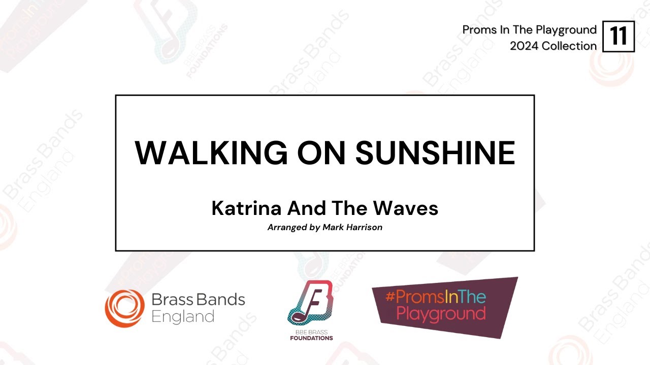 "WALKING ON SUNSHINE" - Katrina And The Waves - Arranged by Mark Harrison