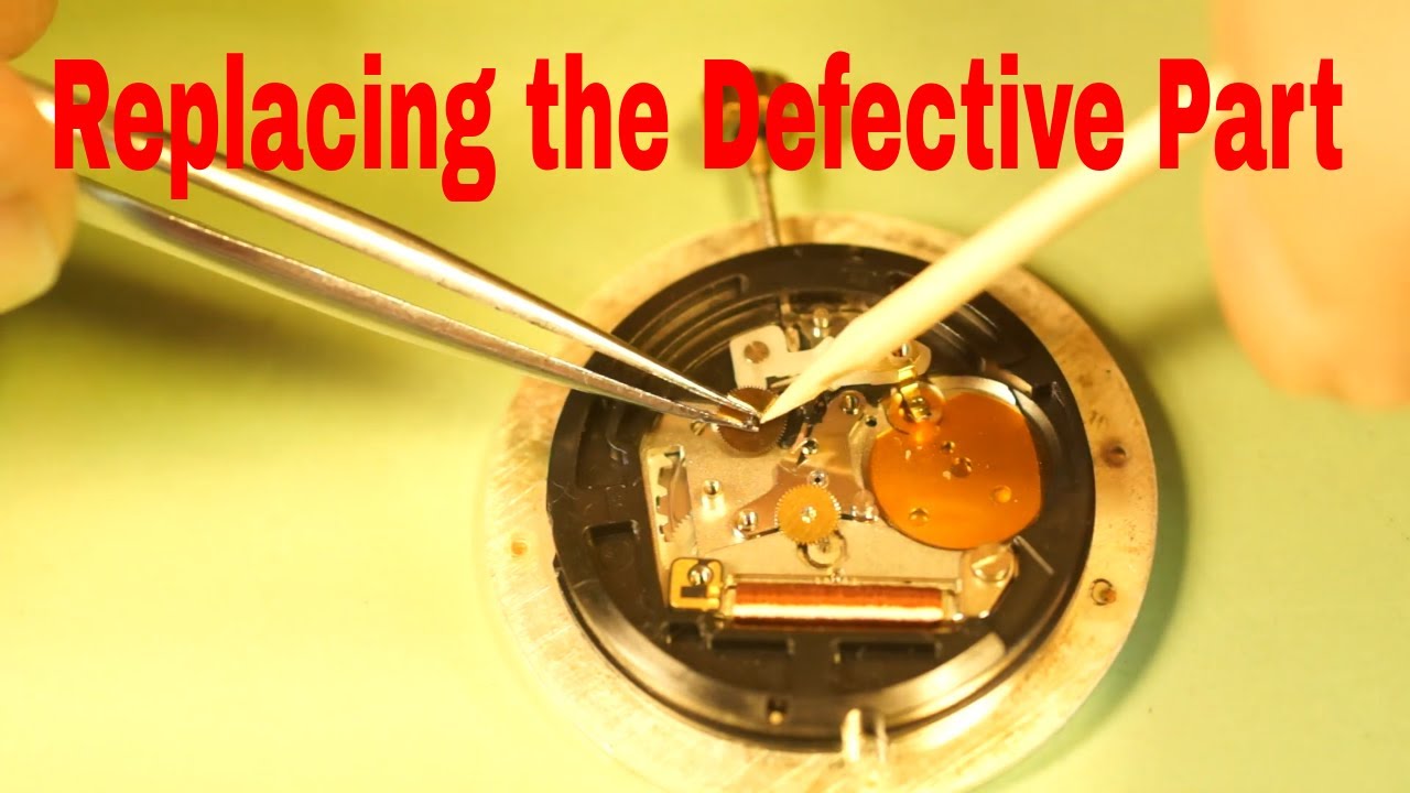 How to Find a Defective Part in a Harley Ronda 515 Watch Movement With Not Moving Hands PART II