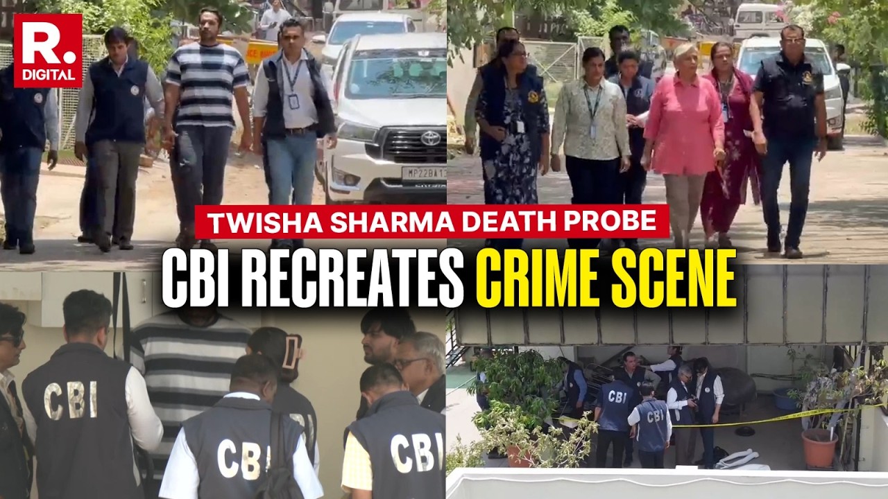 Twisha Sharma Case: CBI Recreates Crime Scene with Accused Samarth & Giribala Singh | First Visuals