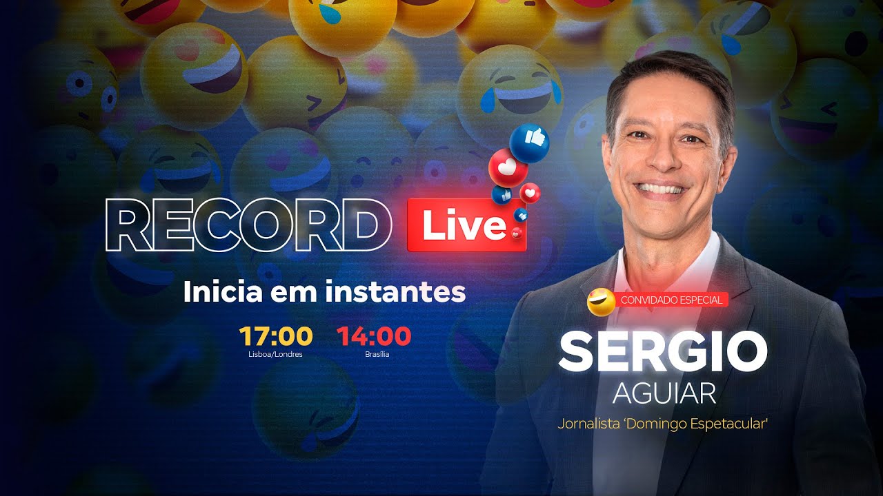 Sergio Aguiar no 'RECORD Live'