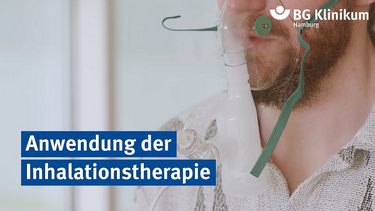 Anwendung der Inhalationstherapie | BG Klinikum Hamburg