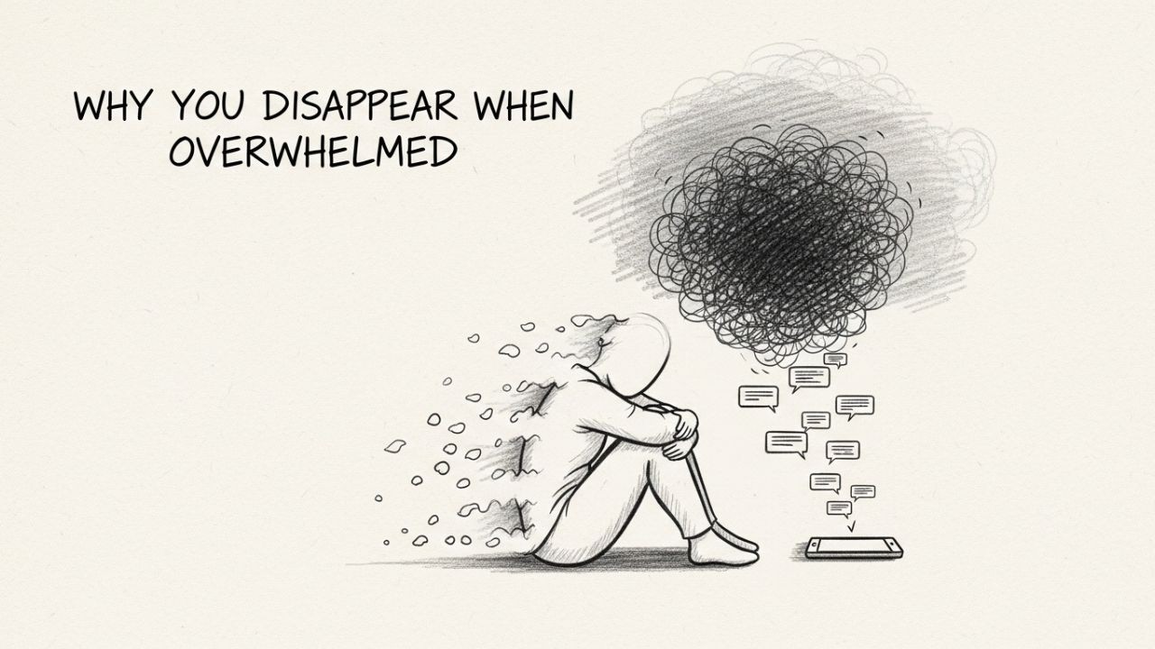 Why You Disappear When You’re Overwhelmed