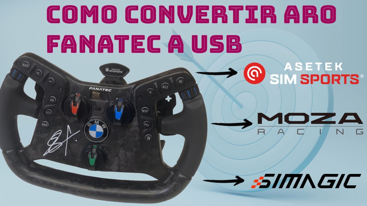 Como convertir aro Fanatec a USB