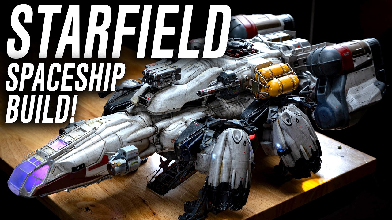Adam Savage's STARFIELD Spaceship Model Completed!