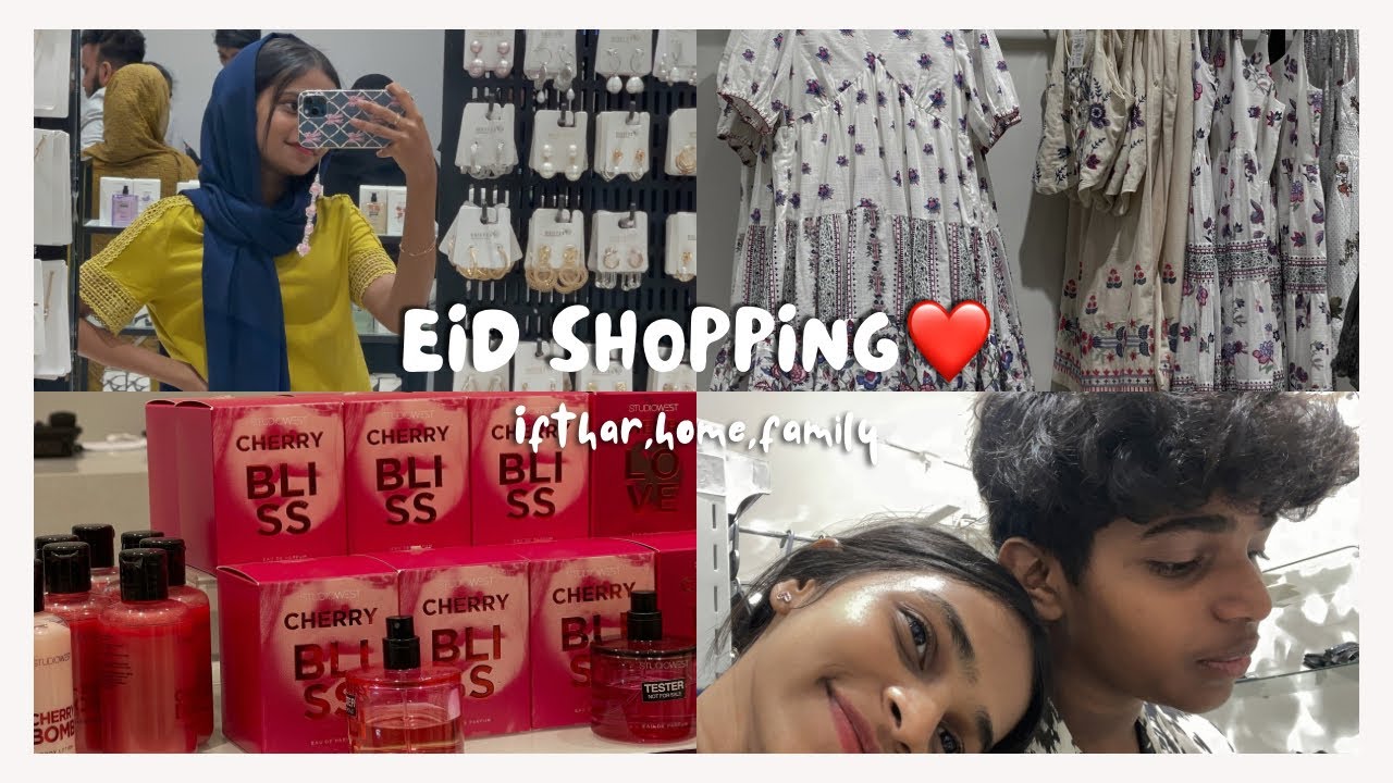 EID SHOPPING ❤️🥰 (family,eid,iftar,tired,home)