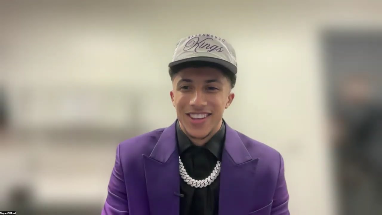 Sacramento Kings Draft Pick Nique Clifford: Media Availability