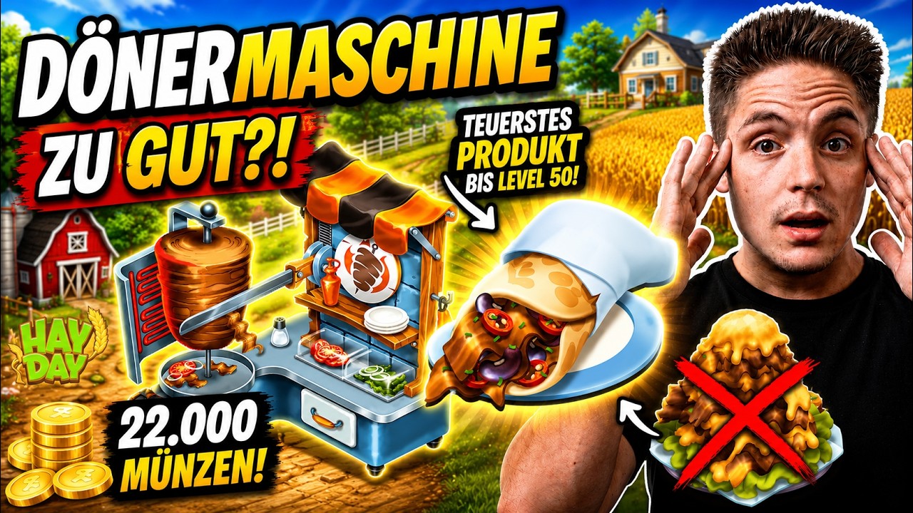 Die D&Ouml;NERMASCHINE ist VIEL zu gut&hellip; 😳 | Hay Day