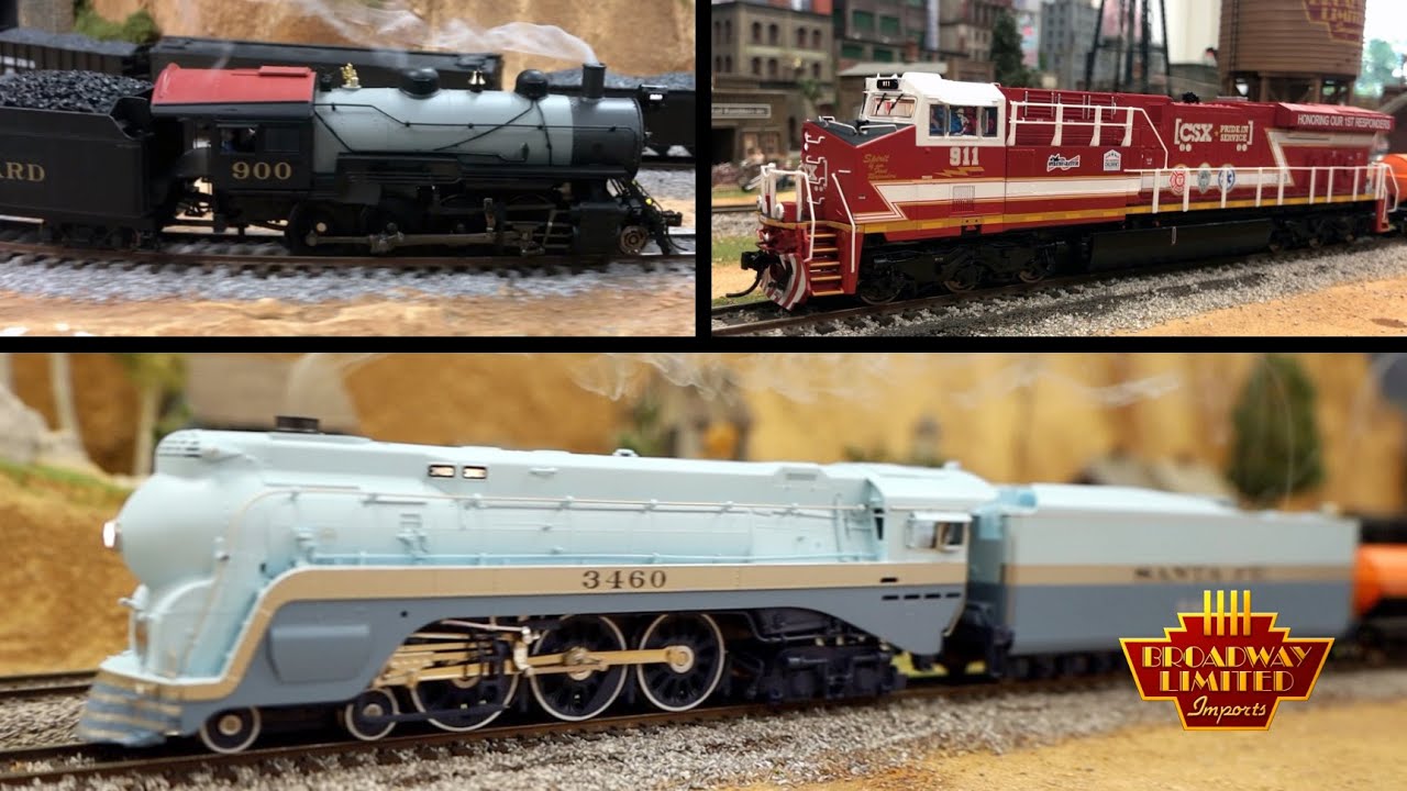 OFFICIAL PROMO VIDEO: 2-8-0 Consolidation, GE ES44AC and the Blue Goose. HO - Scale