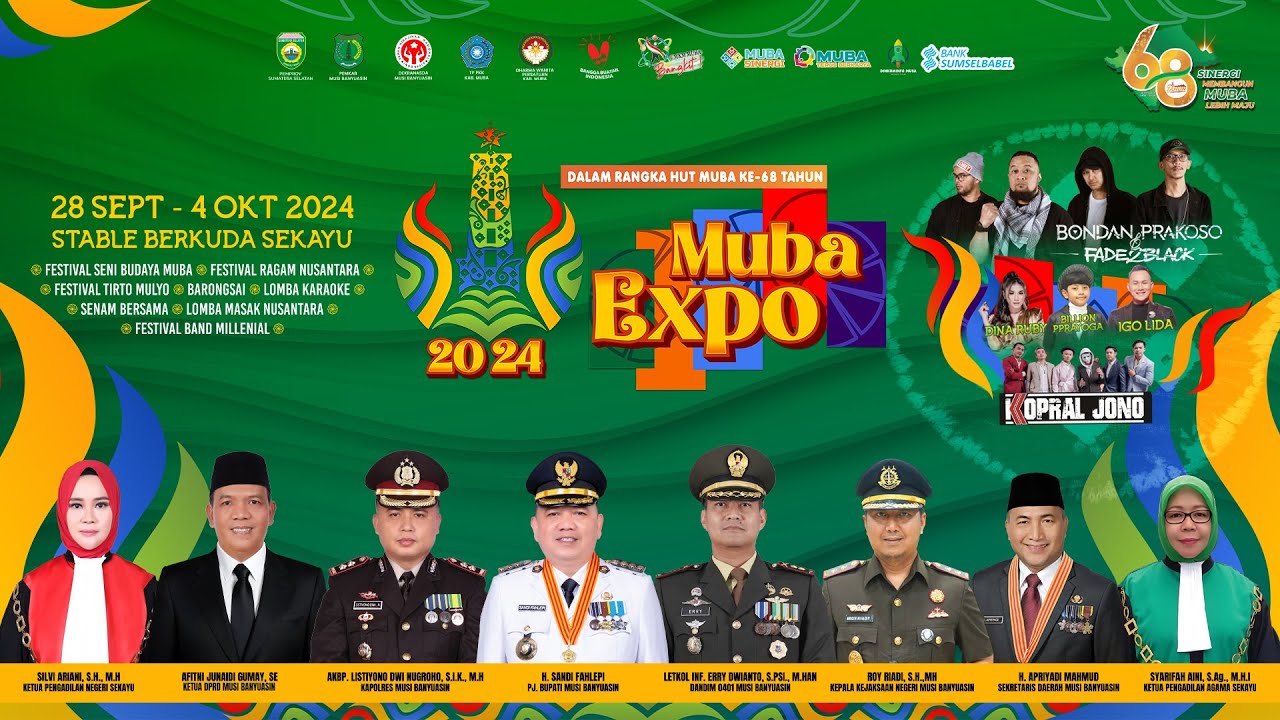 [LIVE STREAMING] MALAM GRAND OPENING MUBA EXPO 2024 DALAM RANGKA HUT MUBA KE-68 TAHUN