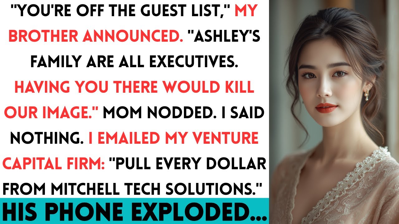 Brother Uninvited Me From His Wedding 'To Avoid Embarrassment' - Then His Startup Lost Its Anonymous